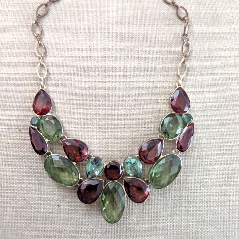 Cluster Jewel Necklace